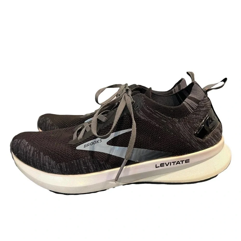Brooks Womens Levitate 4 1203351B012 Black Running Shoes Sneakers Size 9B
